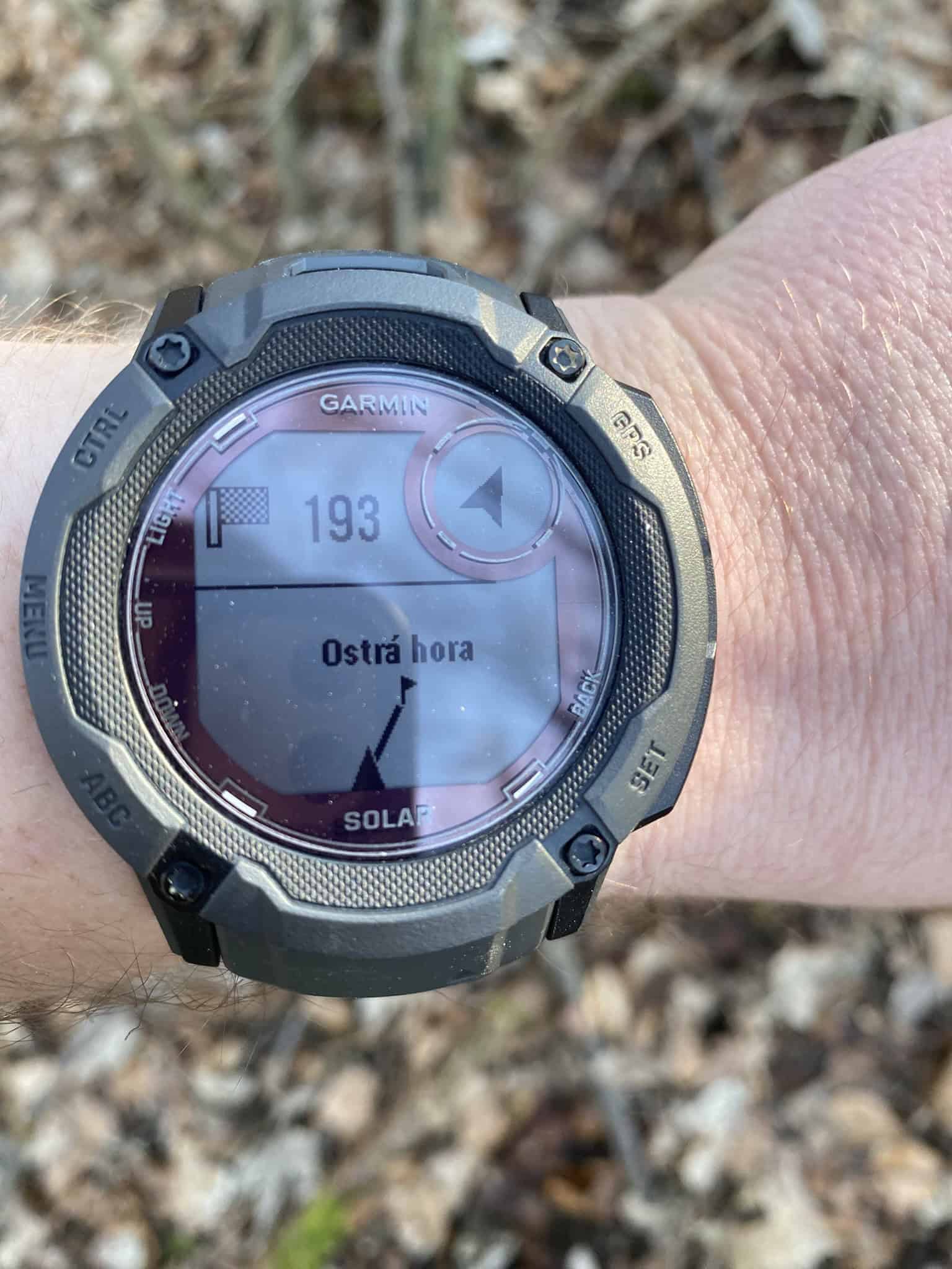 Digitální potvrzení: Jsme na Ostré hoře.